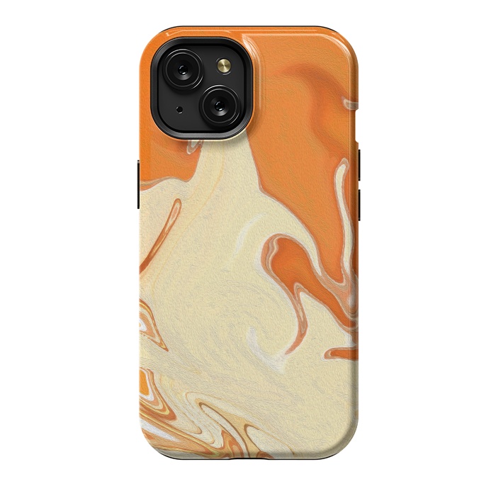 iPhone 15 StrongFit Abstract Marble-IV by Creativeaxle