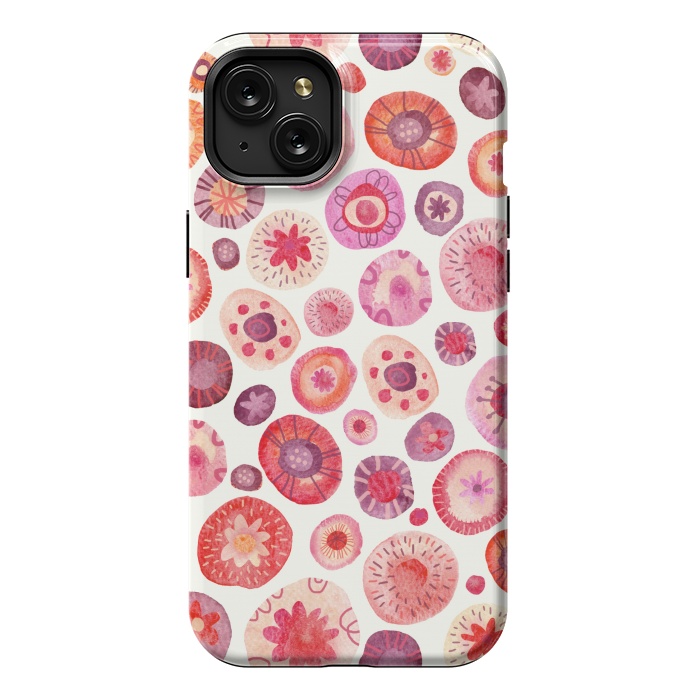 iPhone 15 Plus StrongFit All the Flowers by Nic Squirrell