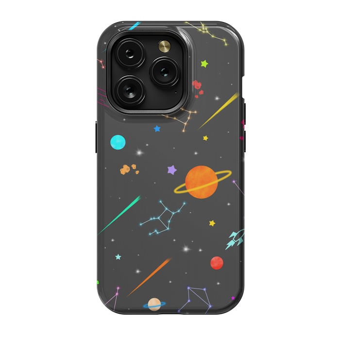 iPhone 15 Pro StrongFit Aesthetic colorful space by Jms
