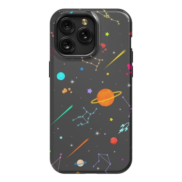 iPhone 15 Pro Max StrongFit Aesthetic colorful space by Jms