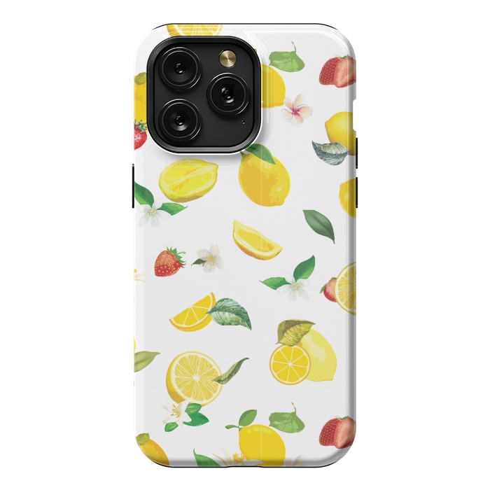 iPhone 15 Pro Max StrongFit Lemon & Strawberry by Bledi