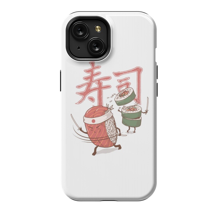 iPhone 15 StrongFit Sushi Warrior by Afif Quilimo
