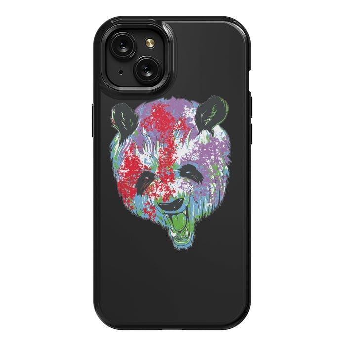 iPhone 15 Plus StrongFit Angry Panda  by Winston