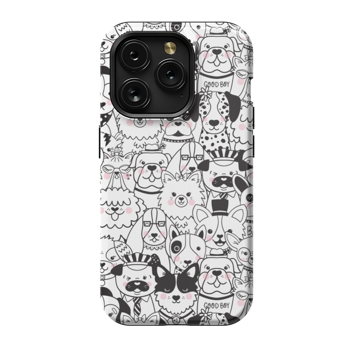 iPhone 15 Pro StrongFit Puppy Party by Noonday Design
