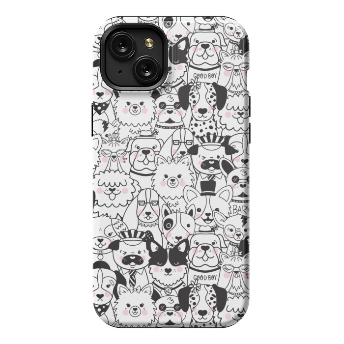 iPhone 15 Plus StrongFit Puppy Party by Noonday Design
