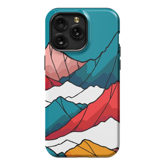 iPhone 15 Pro Max StrongFit The coloured mountains by Steve Wade (Swade)
