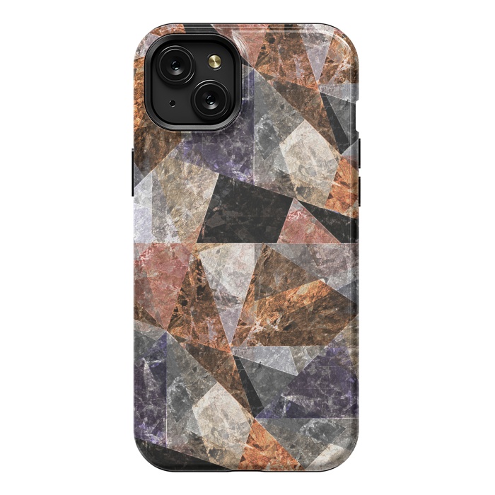 iPhone 15 Plus StrongFit Marble Texture G428 by Medusa GraphicArt