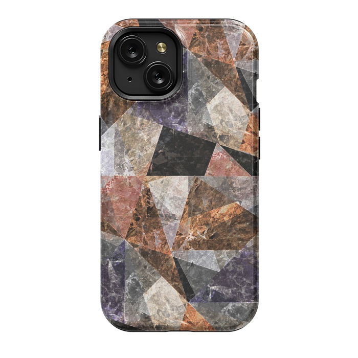 iPhone 15 StrongFit Marble Texture G428 by Medusa GraphicArt