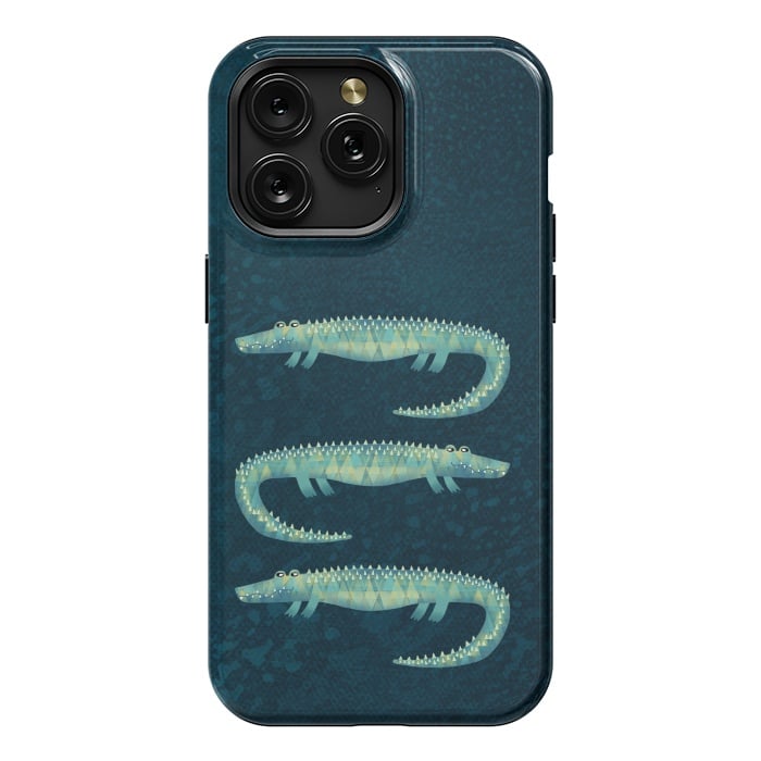 iPhone 15 Pro Max StrongFit Alligator - or maybe Crocodile by Nic Squirrell