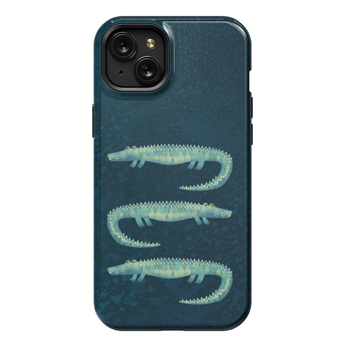 iPhone 15 Plus StrongFit Alligator - or maybe Crocodile by Nic Squirrell
