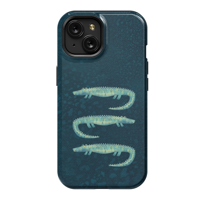 iPhone 15 StrongFit Alligator - or maybe Crocodile by Nic Squirrell