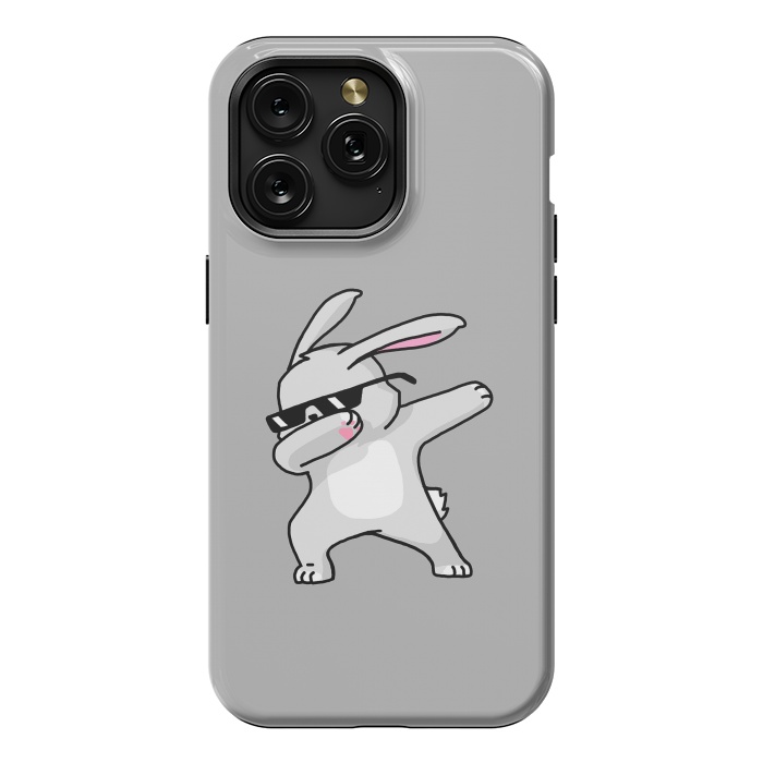 iPhone 15 Pro Max StrongFit Dabbing Easter Bunny by Vó Maria