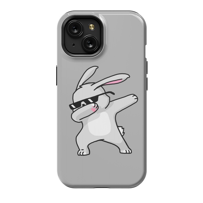 iPhone 15 StrongFit Dabbing Easter Bunny by Vó Maria