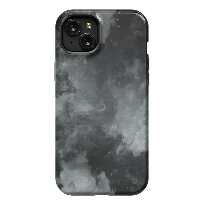 iPhone 15 Plus StrongFit Aesthetic black galaxy  by Jms
