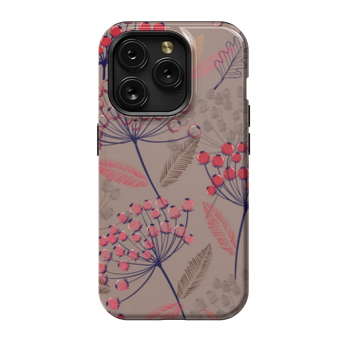 iPhone 15 Pro StrongFit cute cherry pattern  by MALLIKA