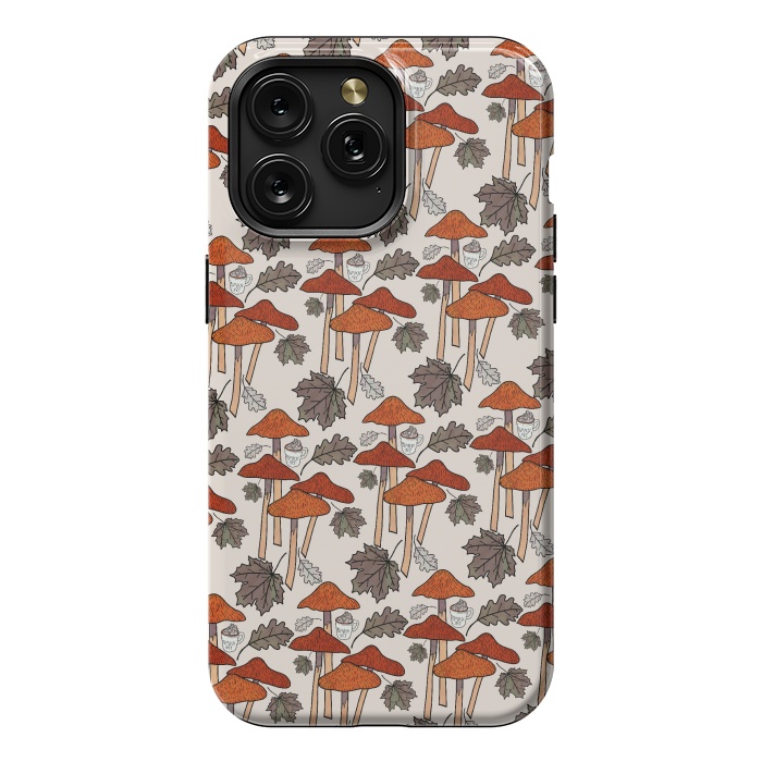 iPhone 15 Pro Max StrongFit Autumn Mushrooms  by Steve Wade (Swade)