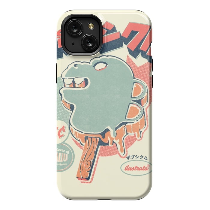 iPhone 15 Plus StrongFit Kaiju Ice pop by Ilustrata