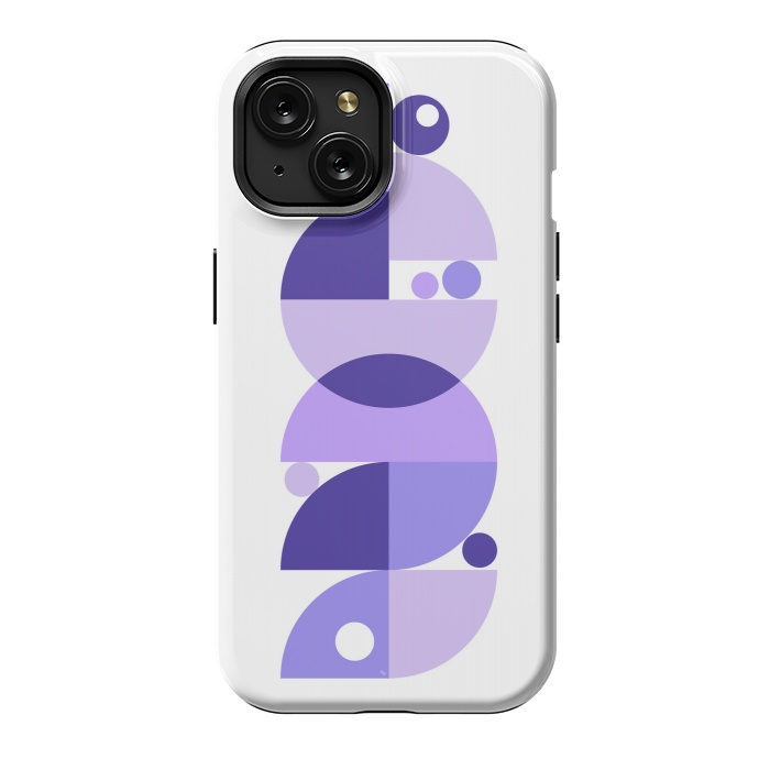 iPhone 15 StrongFit Retro graphic purple by Martina