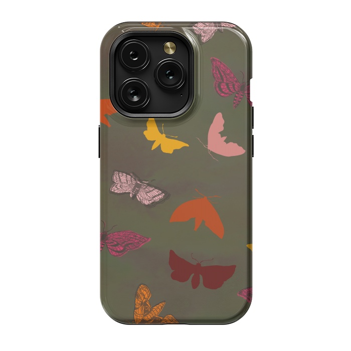 iPhone 15 Pro StrongFit Butterflies & Moths by Lotti Brown