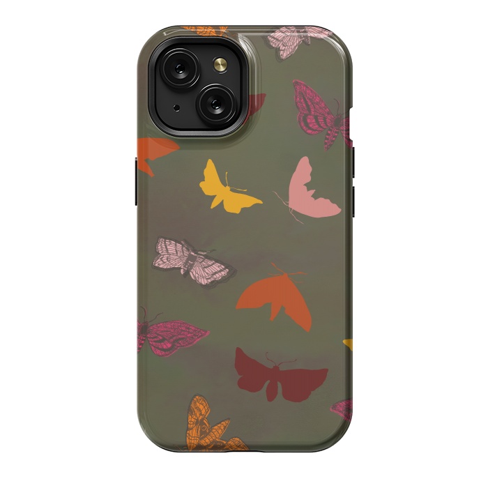 iPhone 15 StrongFit Butterflies & Moths by Lotti Brown
