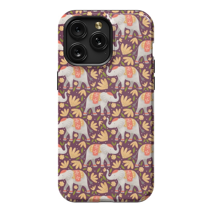 iPhone 15 Pro Max StrongFit Majestic Elephants by Noonday Design