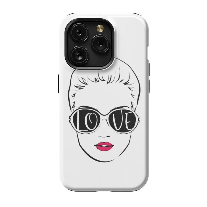 iPhone 15 Pro StrongFit Love Sunglasses by Martina