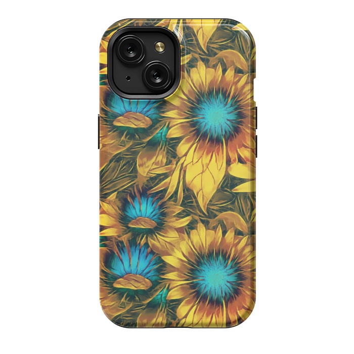 iPhone 15 StrongFit Sunflowers  by Winston