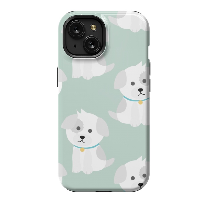 iPhone 15 StrongFit Cute puppies  by Winston
