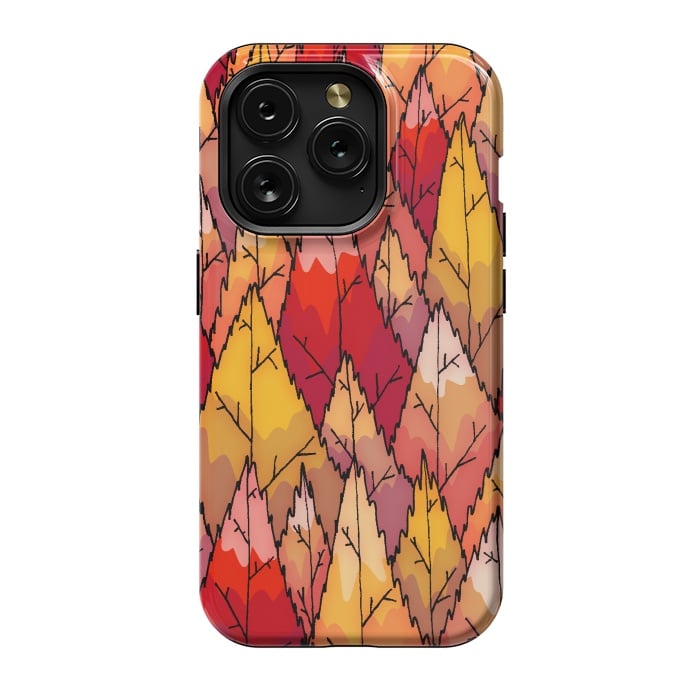 iPhone 15 Pro StrongFit The autumnal woodland  by Steve Wade (Swade)