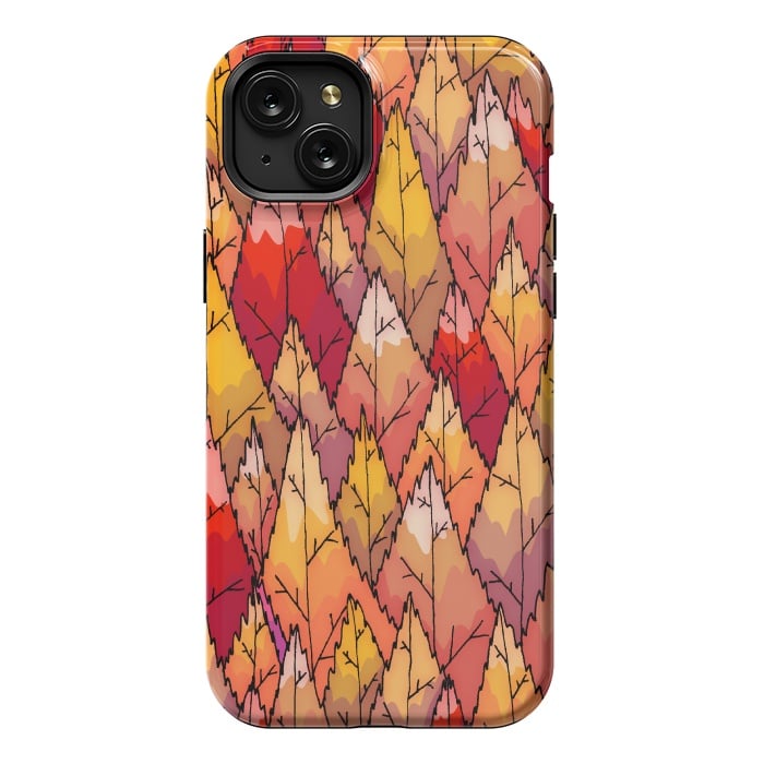 iPhone 15 Plus StrongFit The autumnal woodland  by Steve Wade (Swade)
