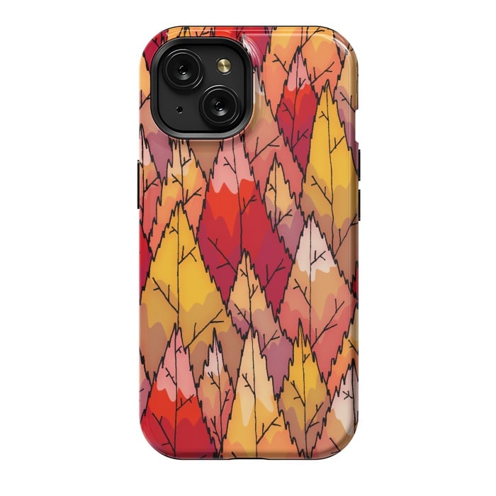 iPhone 15 StrongFit The autumnal woodland  by Steve Wade (Swade)