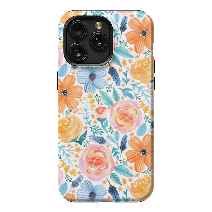 iPhone 15 Pro Max StrongFit Bold Blooms by Tangerine-Tane
