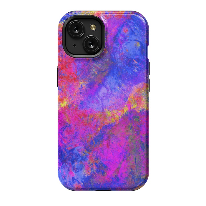iPhone 15 StrongFit The deep blues and purple of the cosmos by Steve Wade (Swade)