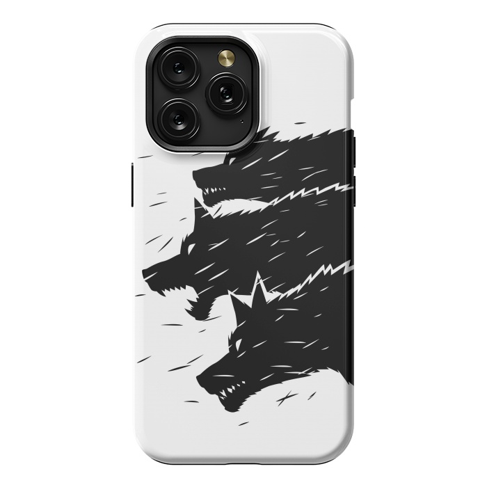 iPhone 15 Pro Max StrongFit Three Wolves by Alberto
