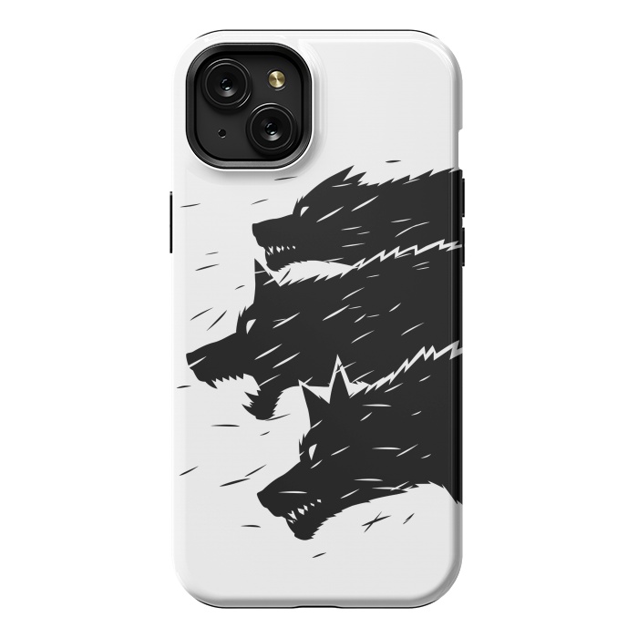 iPhone 15 Plus StrongFit Three Wolves by Alberto