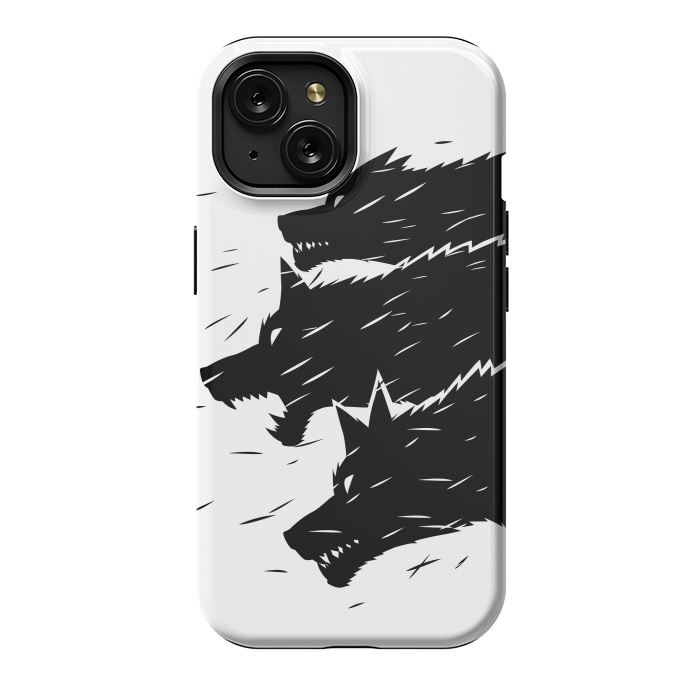 iPhone 15 StrongFit Three Wolves by Alberto