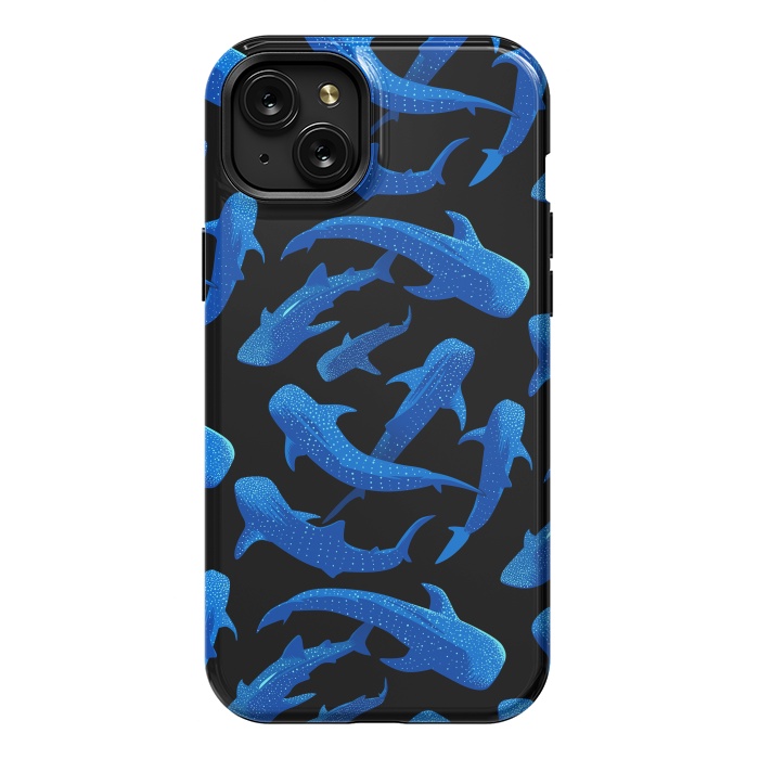 iPhone 15 Plus StrongFit Shark Whales by Alberto