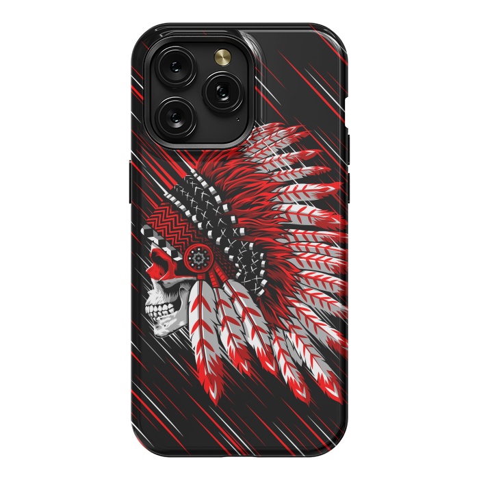 iPhone 15 Pro Max StrongFit Indian Skull by Alberto