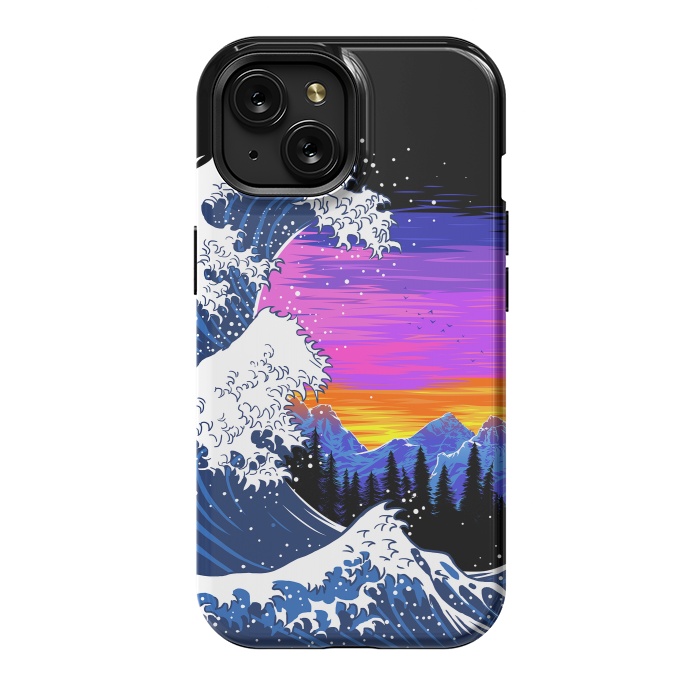 iPhone 15 StrongFit The wave at dawn by Alberto