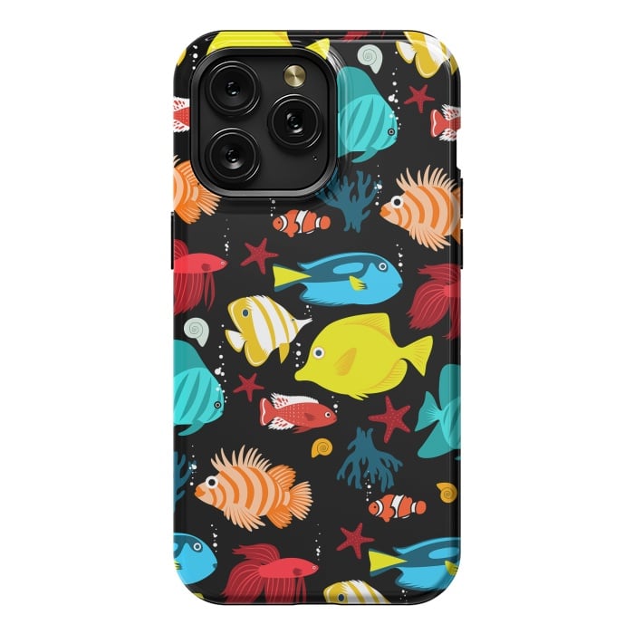 iPhone 15 Pro Max StrongFit Tropical aquarium by Alberto