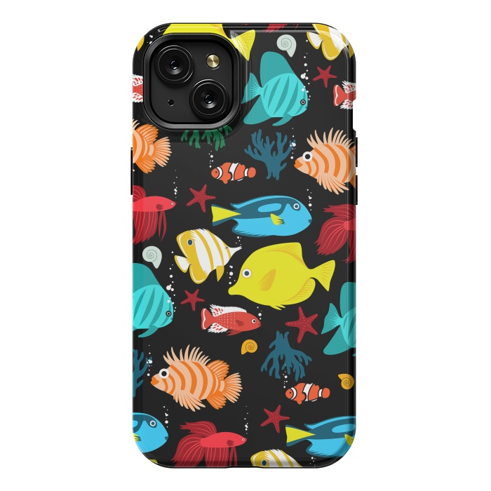 iPhone 15 Plus StrongFit Tropical aquarium by Alberto