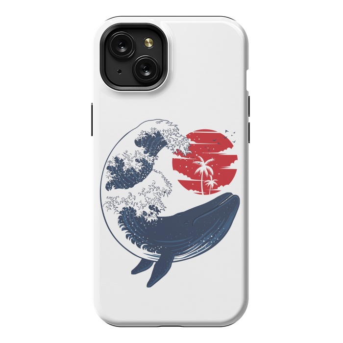 iPhone 15 Plus StrongFit wave whale by Alberto