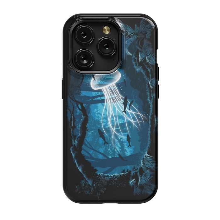 iPhone 15 Pro StrongFit Jelly Fish Forest by Alberto