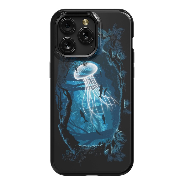 iPhone 15 Pro Max StrongFit Jelly Fish Forest by Alberto