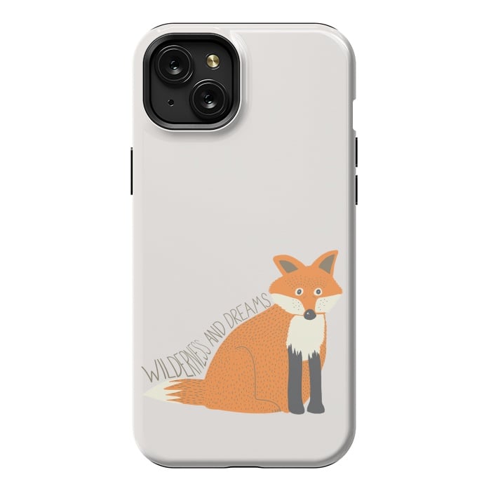 iPhone 15 Plus StrongFit Wilderness and Dreams Fox by Edith May