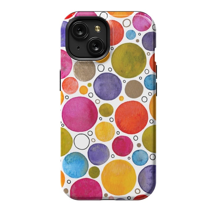 iPhone 15 StrongFit That's It, I'm Going Dotty by Paula Ohreen