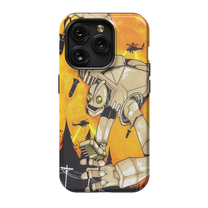 iPhone 15 Pro StrongFit The Iron Giant by Varo Lojo