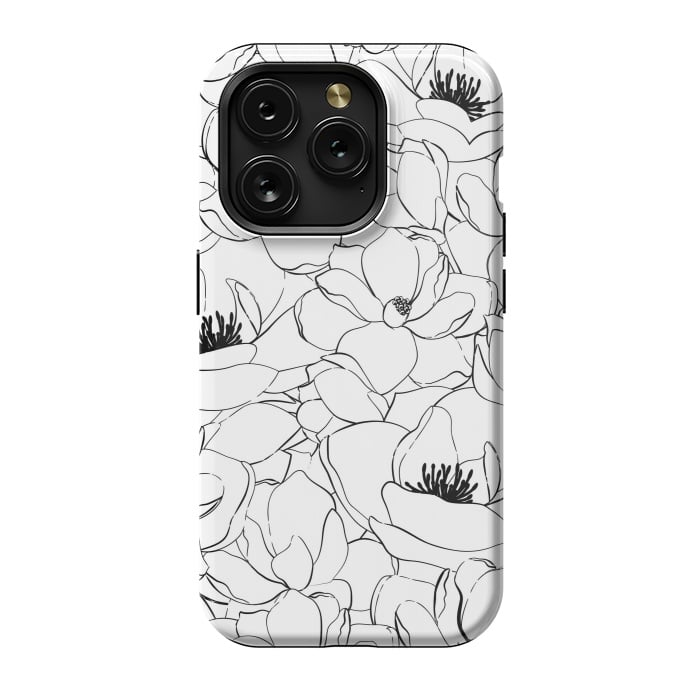 iPhone 15 Pro StrongFit Magnolias by Martina