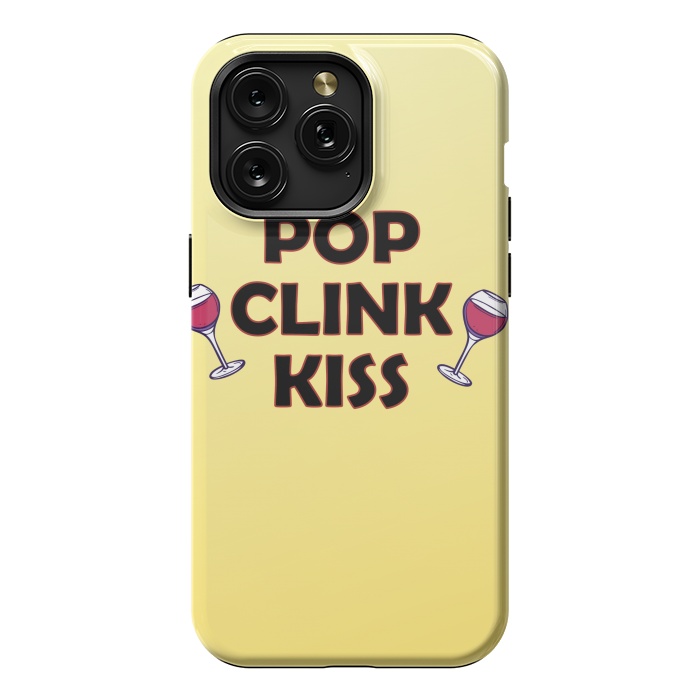 iPhone 15 Pro Max StrongFit pop clink kiss by MALLIKA