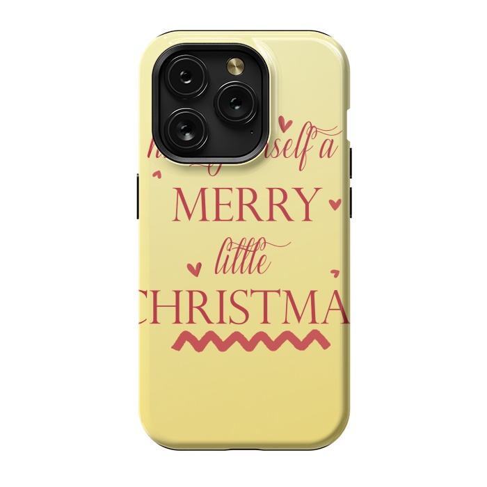 iPhone 15 Pro StrongFit merry little christmas by MALLIKA